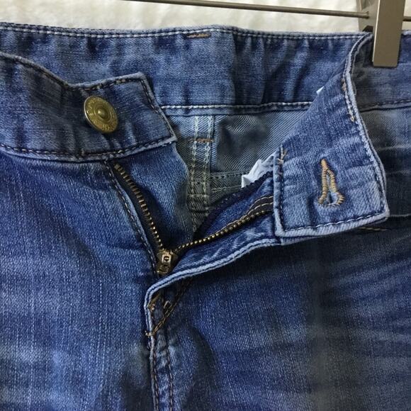 Express Blue Denim Women Cropped Jeans - Picture 7 of 12